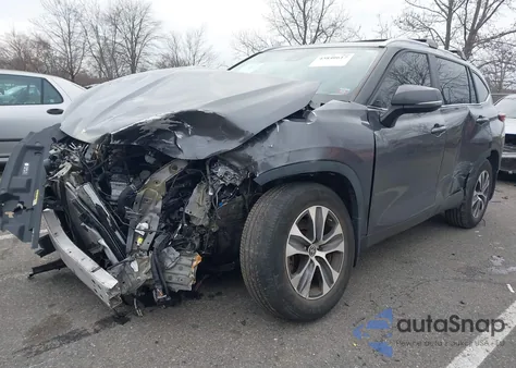 2023 Toyota Highlander Xle из США, поврежденный, VIN 5TDKDRBH4PS504031